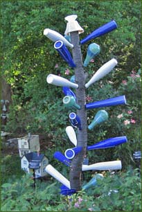 Bottle Tree in Children's Garden